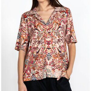 Jungle Paisley Polo Swing Tee